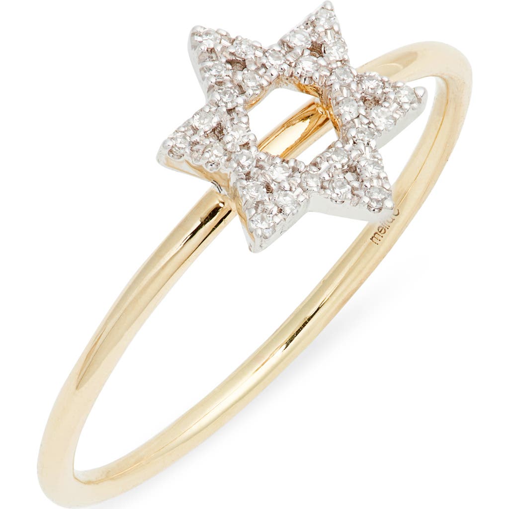Meira T Star Of David Diamond Ring In Yellow
