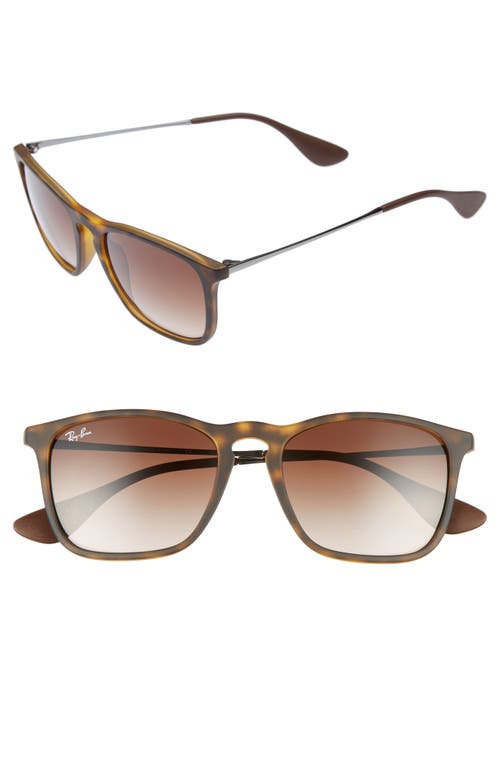 UPC 713132581131 product image for Ray-Ban Youngster 54mm Square Keyhole Sunglasses in Brown at Nordstrom | upcitemdb.com