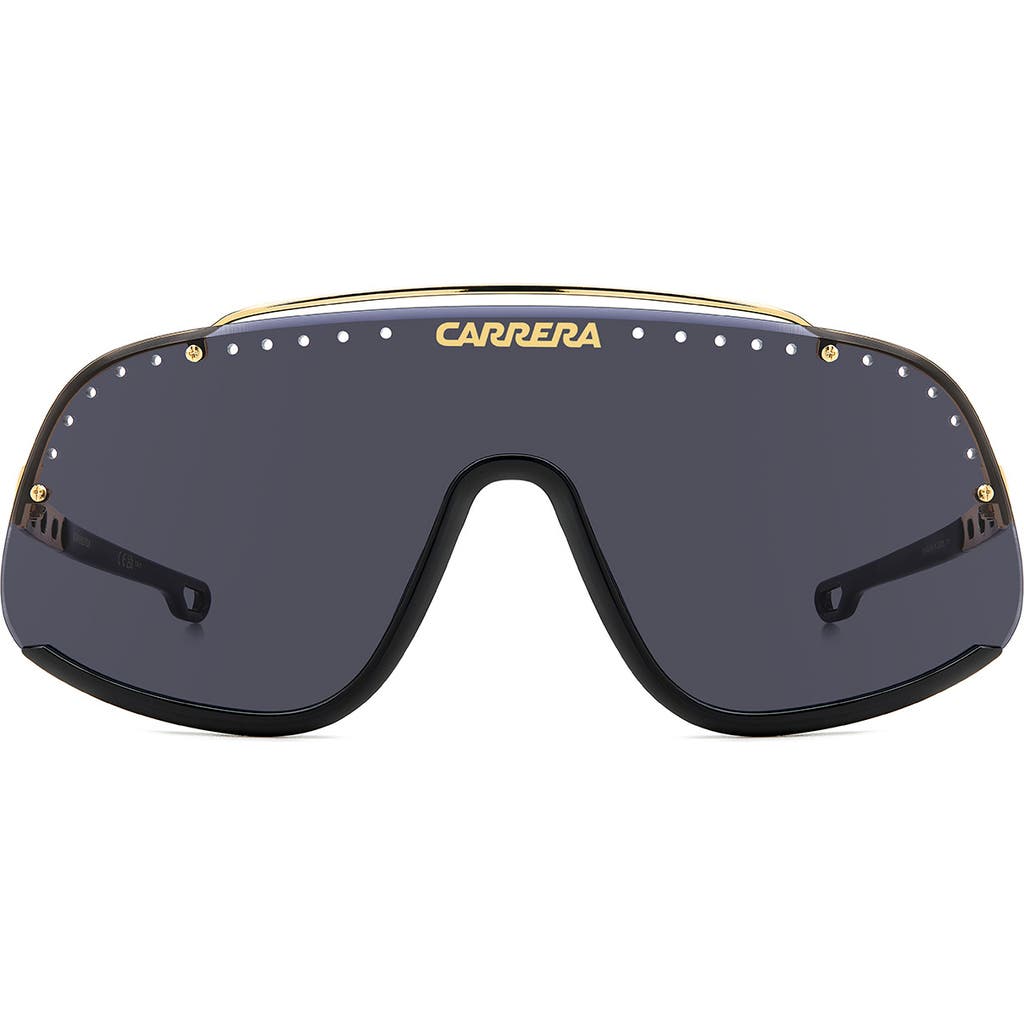 Carrera Eyewear Flaglab 16 99mm Shield Sunglasses In Black