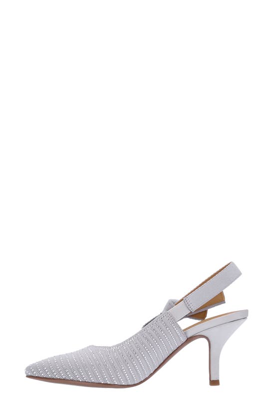 Shop J. Reneé Adilene Slingback Pointed Toe Pump In Steel Grey