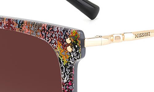 Missoni 60mm Gradient Square Sunglasses In Pattern Multi
