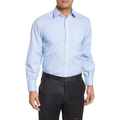 Nordstrom Shop Smartcare(TM) Classic Fit Check Dress Shirt, Blue
