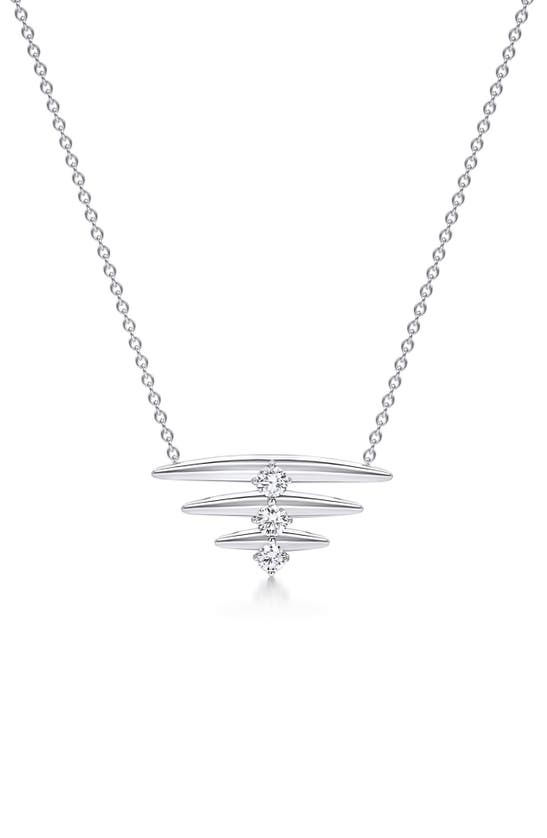 Shop Hueb Diamond Pendant Necklace In White Gold