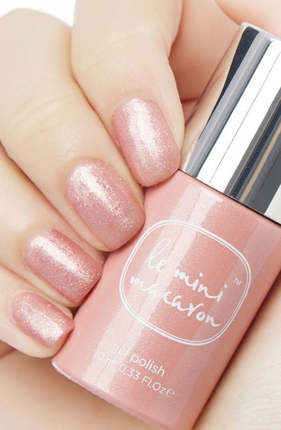 Le Mini Macaron Gel Manicure Kit In Rose Gold