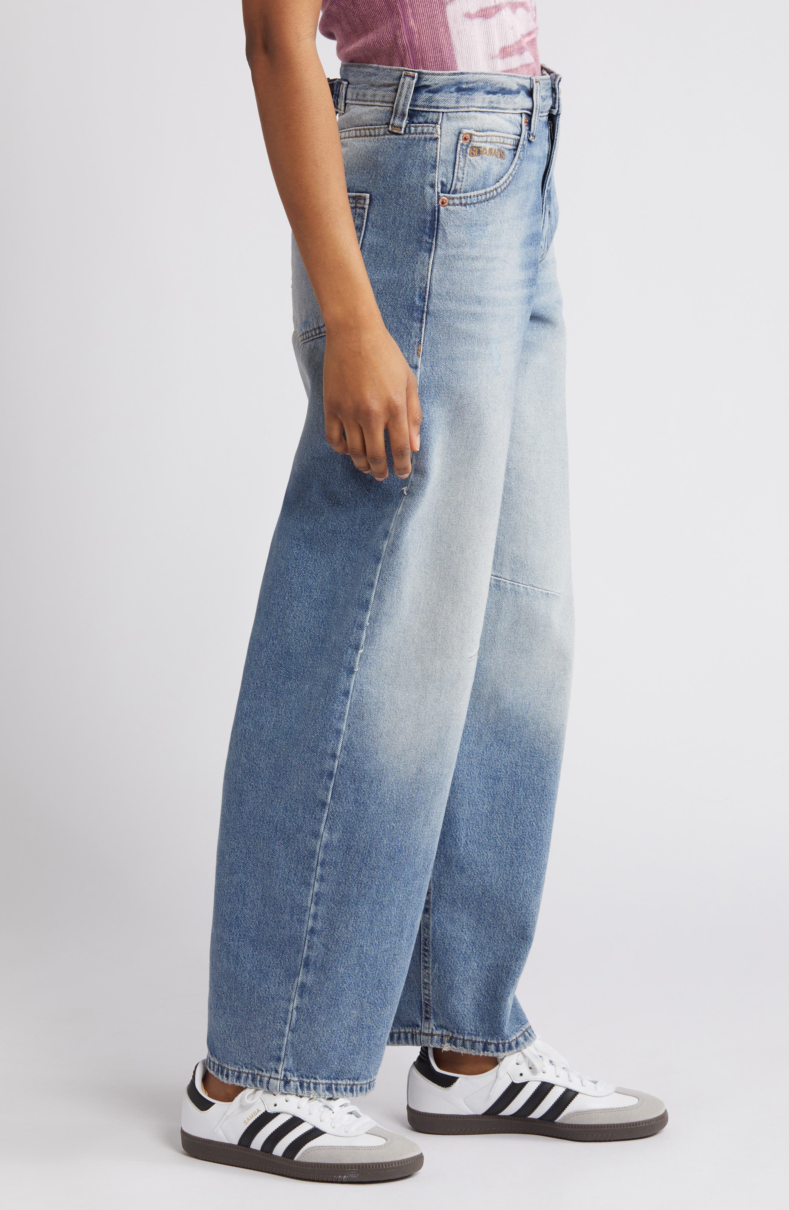 BDG Urban Outfitters LOGAN - Relaxed fit jeans - dirty blue/blue 