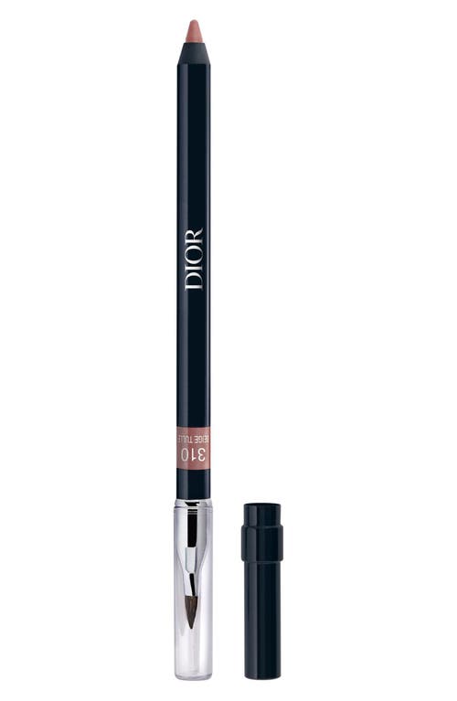 Shop Dior Rouge  Contour Lip Liner In 310 Beige Tulle