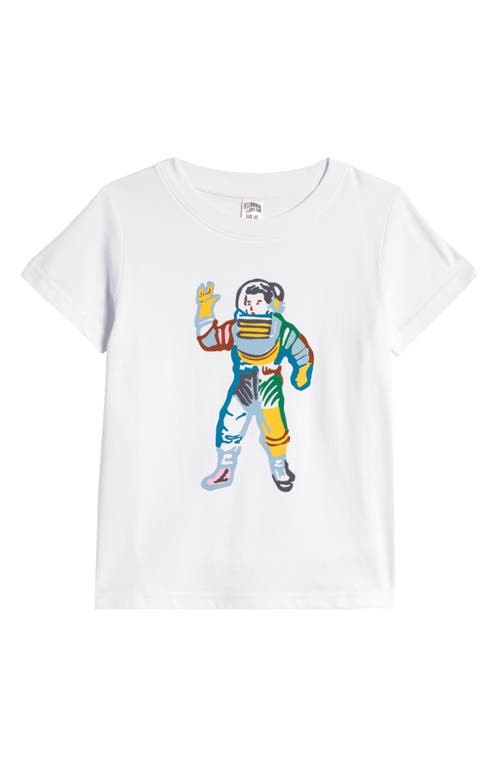 Shop Billionaire Boys Club Kids' Astronaut Graphic T-shirt In White