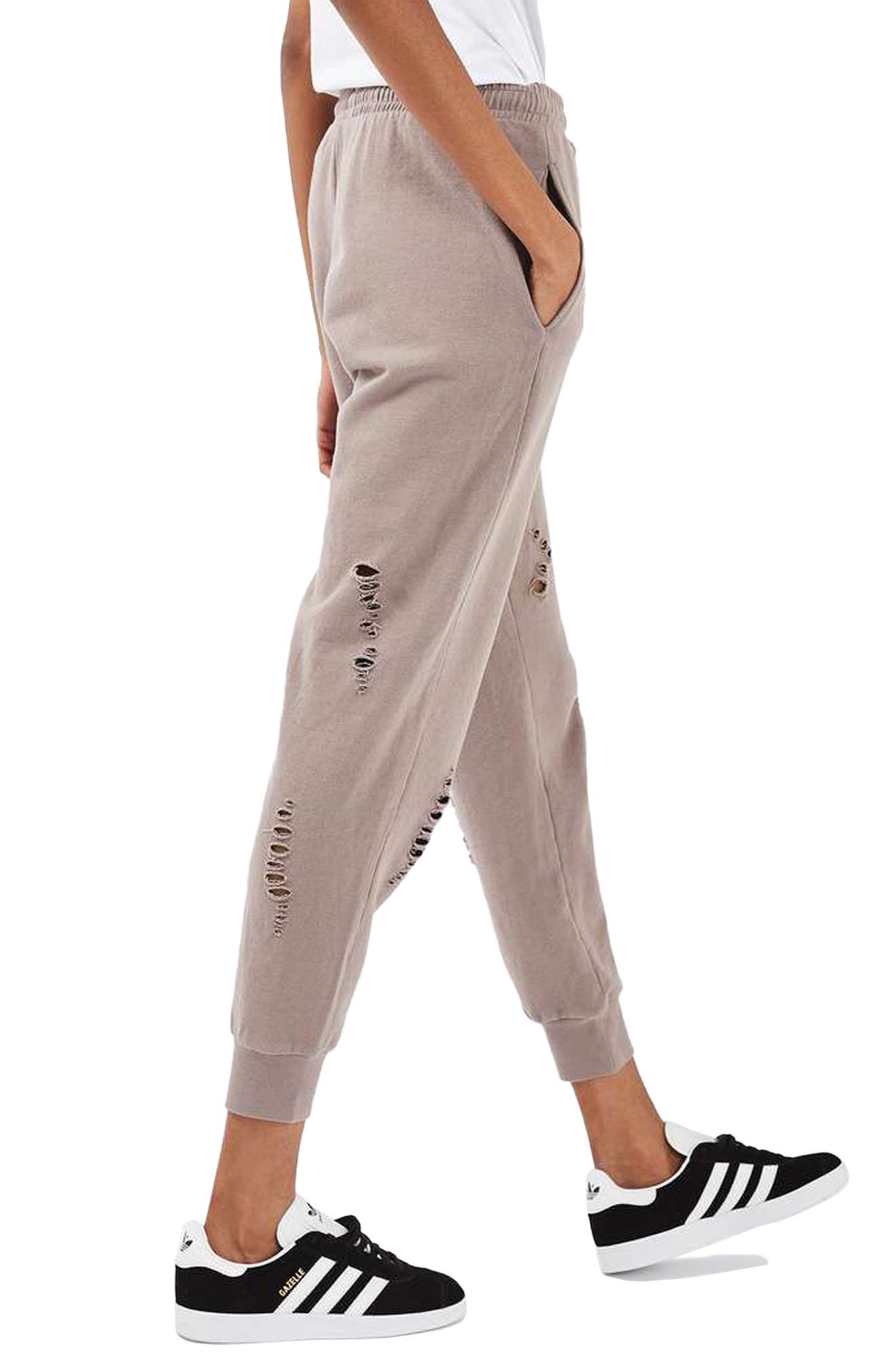 distressed jogger sweatpants