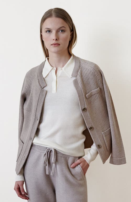 Shop Oyun Shrunken Jacket In Dove Grey