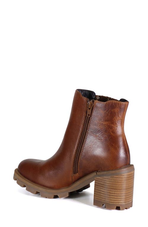 Diba True Spice Berry Lug Sole Boot In Tan