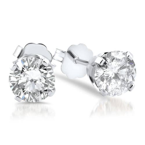 Bliss Diamond Vs .65ct Diamond Studs 14k White Gold Lab Grown In 14k White Gold