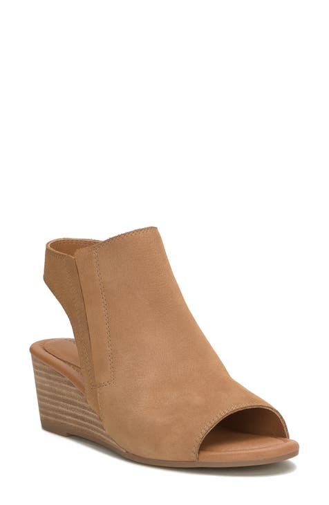 Lucky brand peep toe hot sale wedges