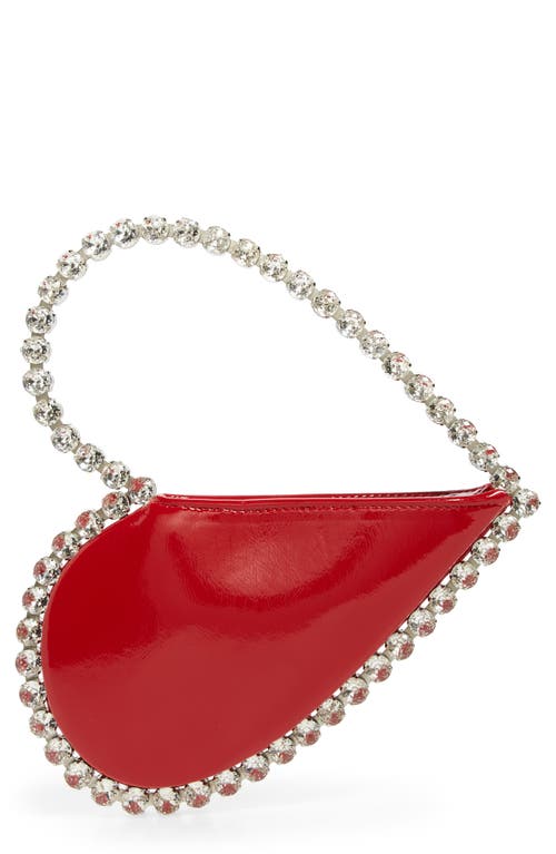 L'alingi L'Alingi Love Crystal Top Handle Bag in Red Patent