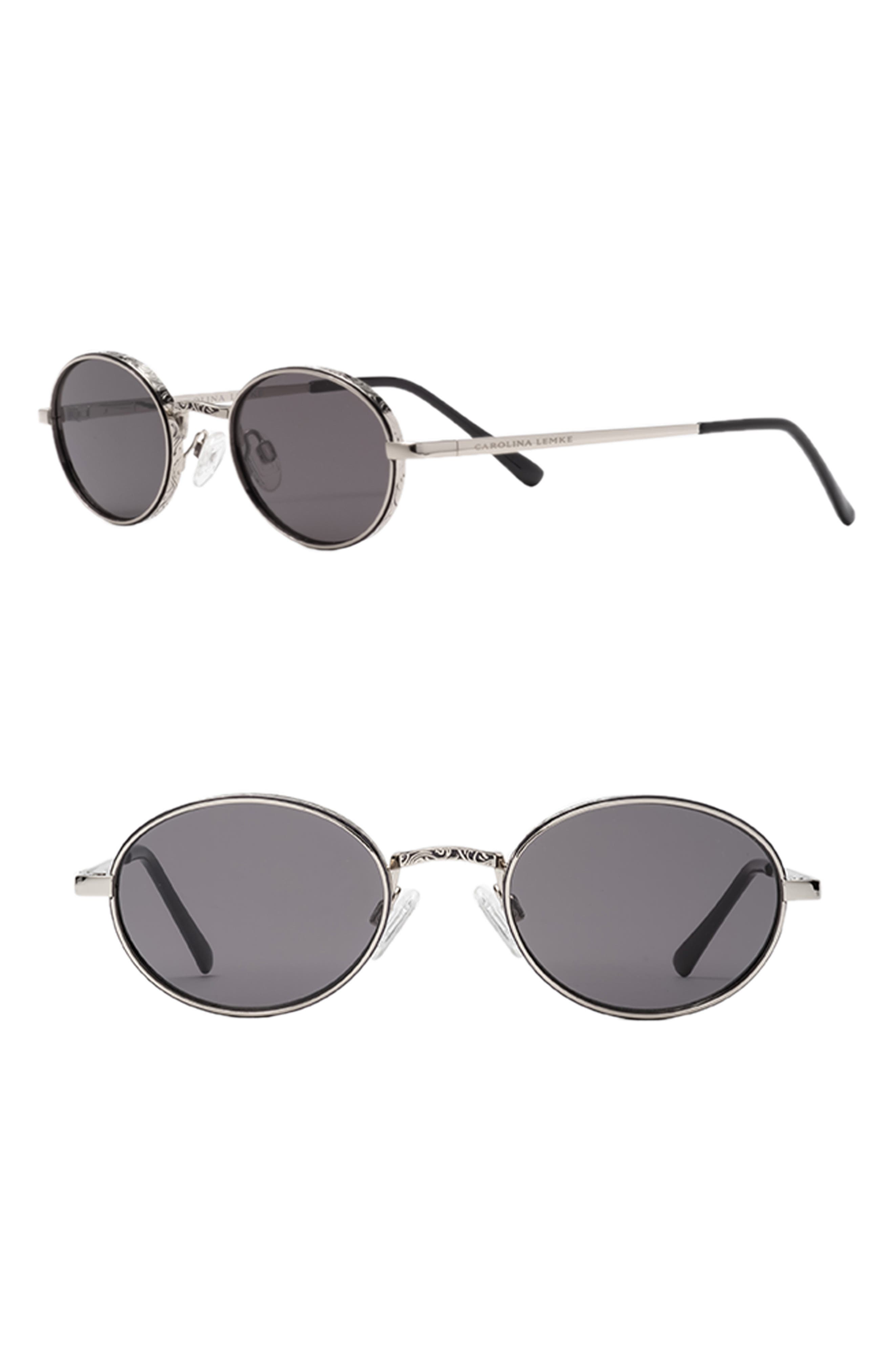 Carolina Lemke Future 47mm Round Sunglasses Nordstrom