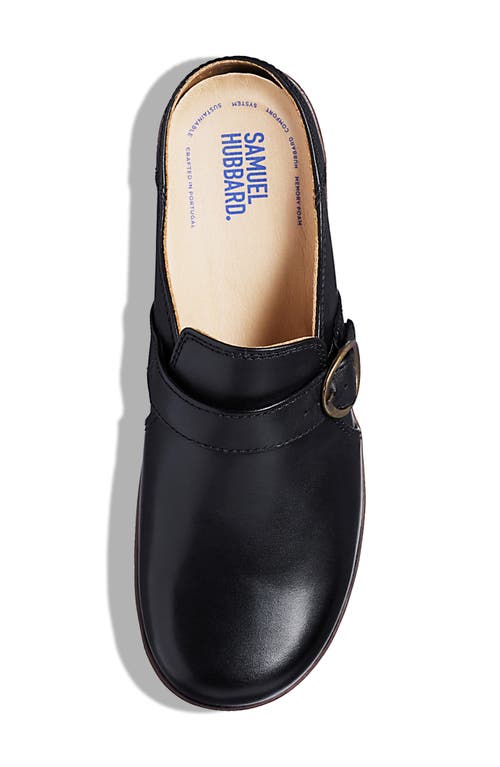 Shop Samuel Hubbard Cascade Clog In Black Leather