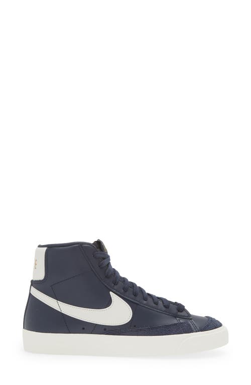 Shop Nike Blazer Mid '77 Basketball Sneaker In Obsidian/phantom/sail