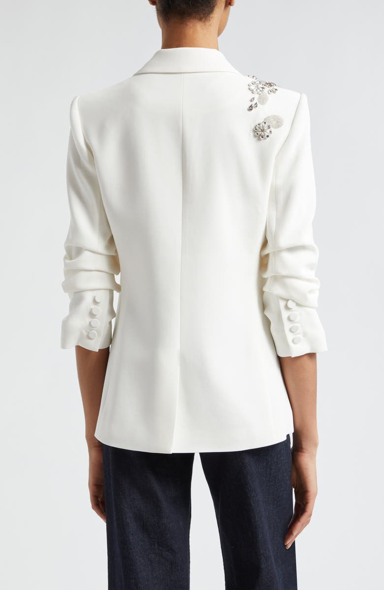 Cinq à Sept Kylie Crystal Daisy Detail Jacket | Nordstrom