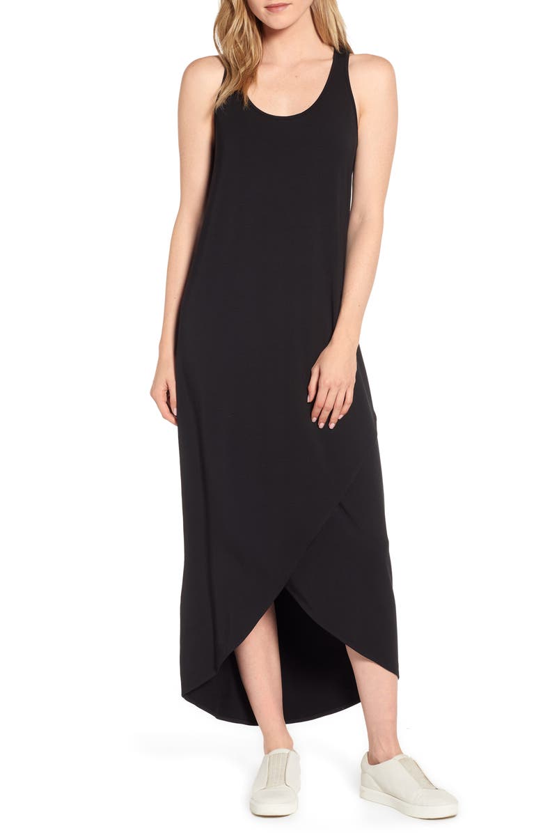 Ease Maxi Dress, Main, color, BLACK ONYX