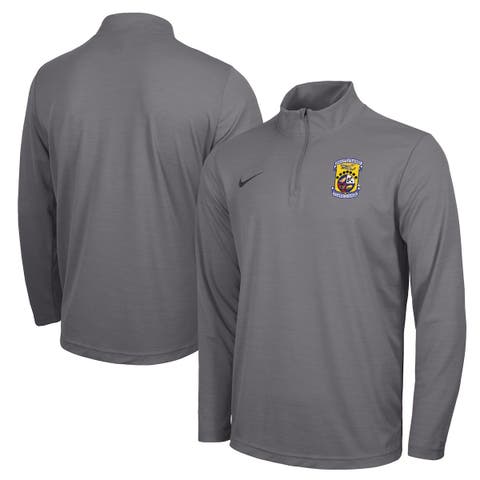 Green Bay Packers Nike Pacer Performance Quarter-Zip Jacket - Charcoal