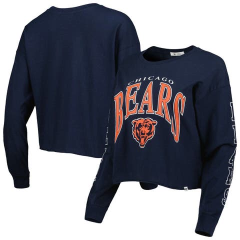 Chicago Bears Youth Navy/ Grey Victory Pullover Fleece Crew-neck