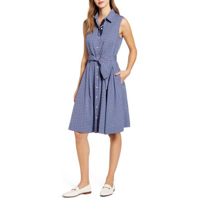 Tommy Hilfiger Fit & Flare Shirtdress, Blue