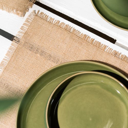 Shop Gharyan Stoneware Jute Placemat In Natural