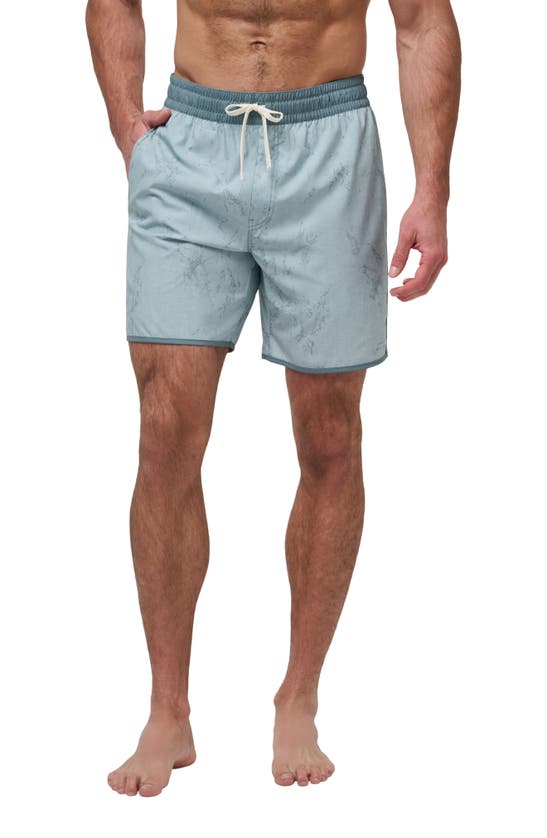 Shop Travismathew Warmer Tides Swim Trunks In Arona