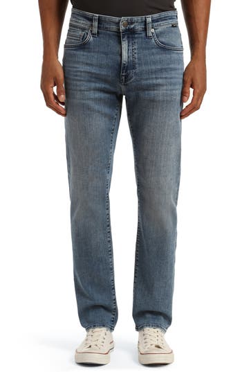 Mavi Jeans Marcus Slim Straight Leg Jeans In Mid Seattle