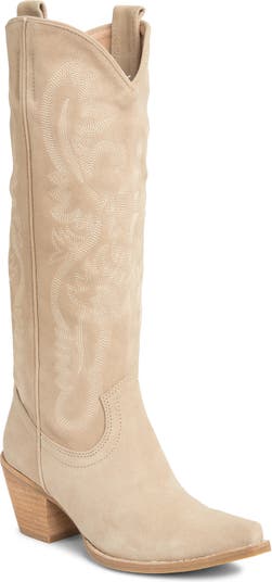 Jeffrey Campbell Rancher Knee High Western Boots - Cowgirl Delight