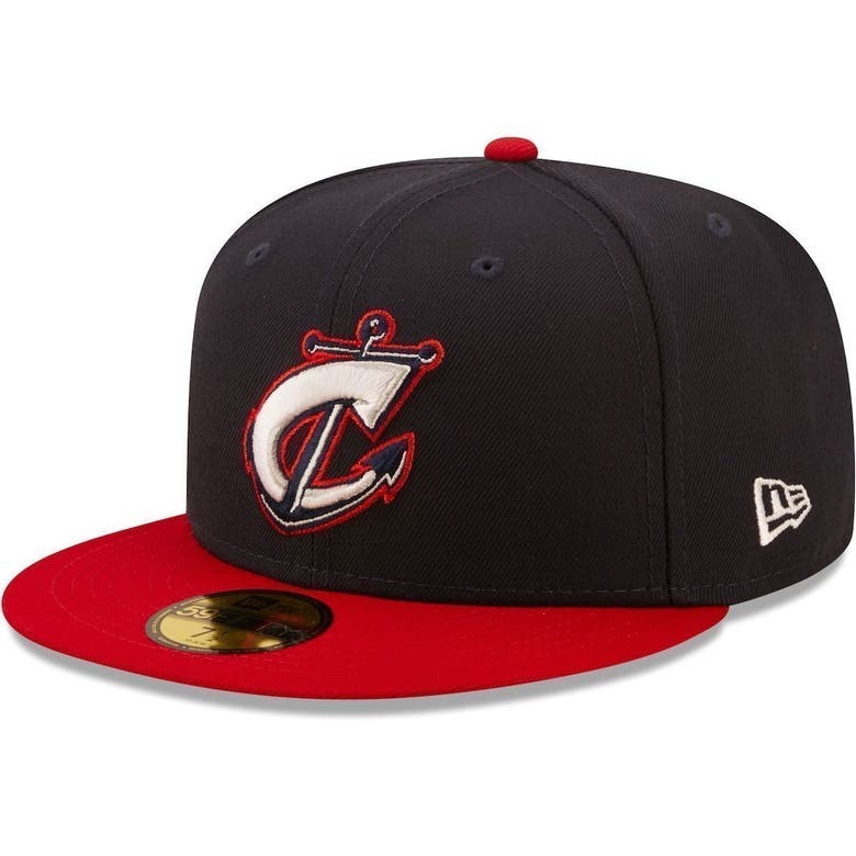 New Era Navy Columbus Clippers Authentic Collection 59fifty Fitted Hat ...