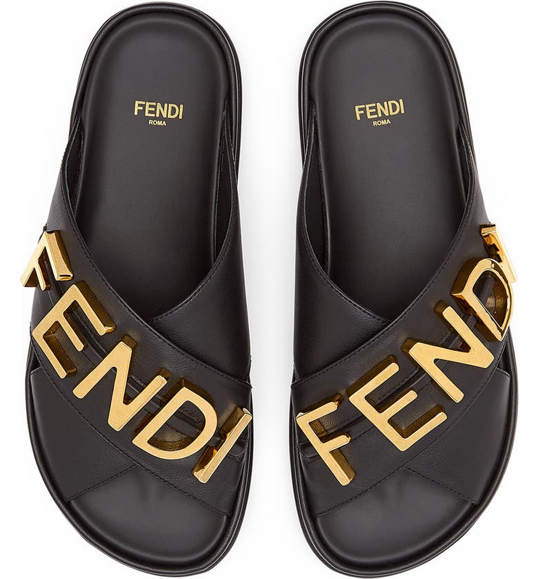 Fendi Fendigraphy Platform Slide Sandal (Women) | Nordstrom