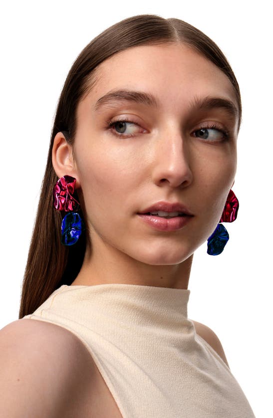 STERLING KING STERLING KING FLASHBACK FOLD DROP EARRINGS
