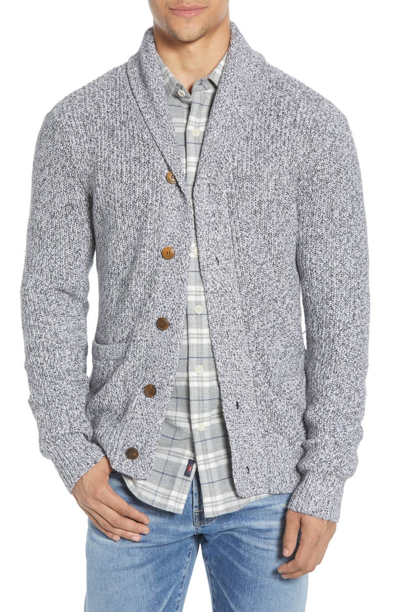 Faherty Marled Cotton & Cashmere Cardigan | Nordstrom