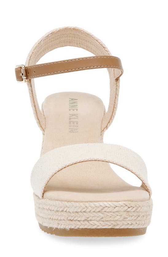 Shop Anne Klein Wylie Espadrille In Cream