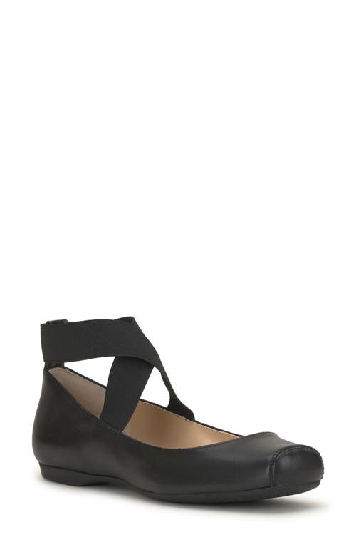 Shop Jessica Simpson 'mandalaye' Leather Flat In Black/black