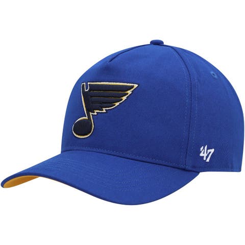 Youth Cream/Blue St. Louis Blues Logo Cuffed Knit Hat