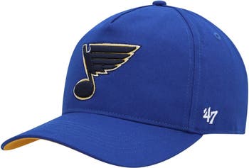 47 St Louis Blues Overhand Script MVP Adjustable Hat - Blue