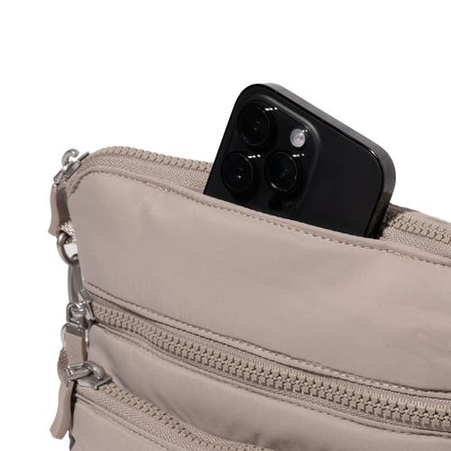 Baggallini Modern Pocket Crossbody Bag In Moonrock Puff
