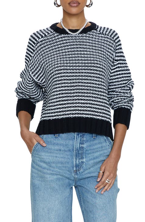 Adina Raglan Sleeve Cotton Sweater