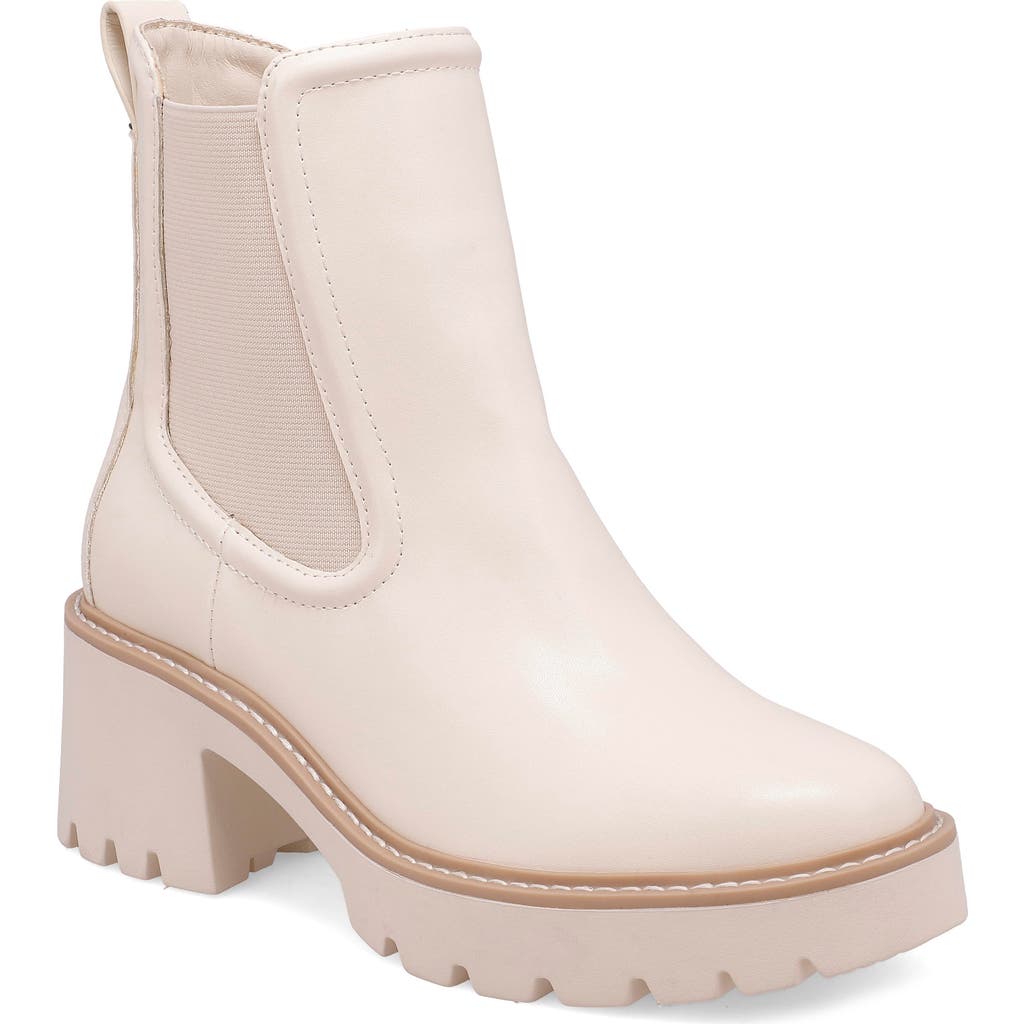 MIA Noylynn Platform Chelsea Boot in Bone