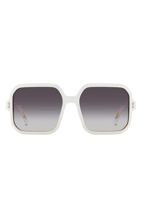Isabel Marant 57mm Gradient Square Sunglasses In Gray