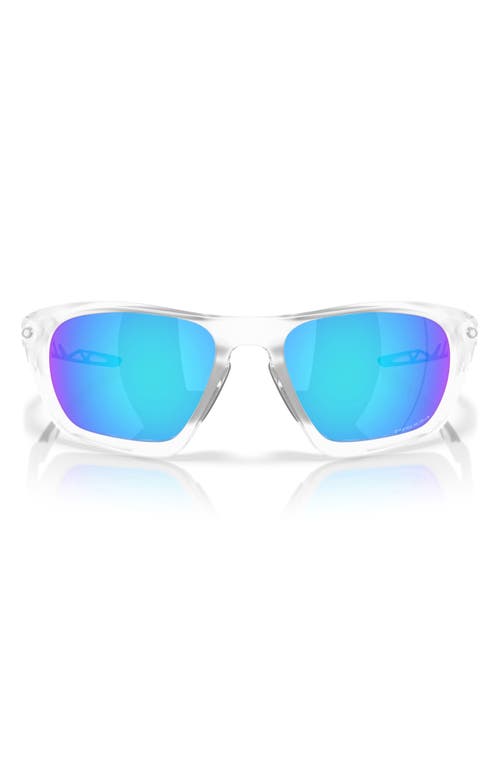 Oakley Lateralis 60mm Prizm™ Polarized Rectangular Sunglasses In Sapphire