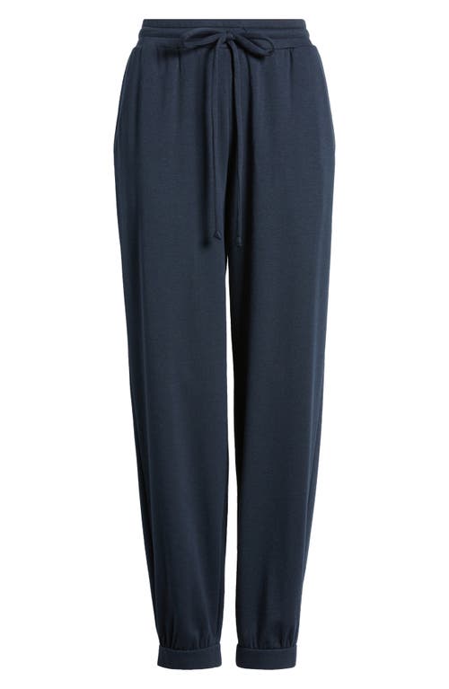 Shop Eileen Fisher Ankle Joggers In Deep Adriatic