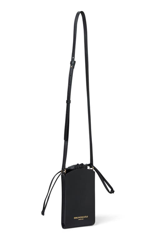 Bruno Magli Luna Drawstring Pouch In Black