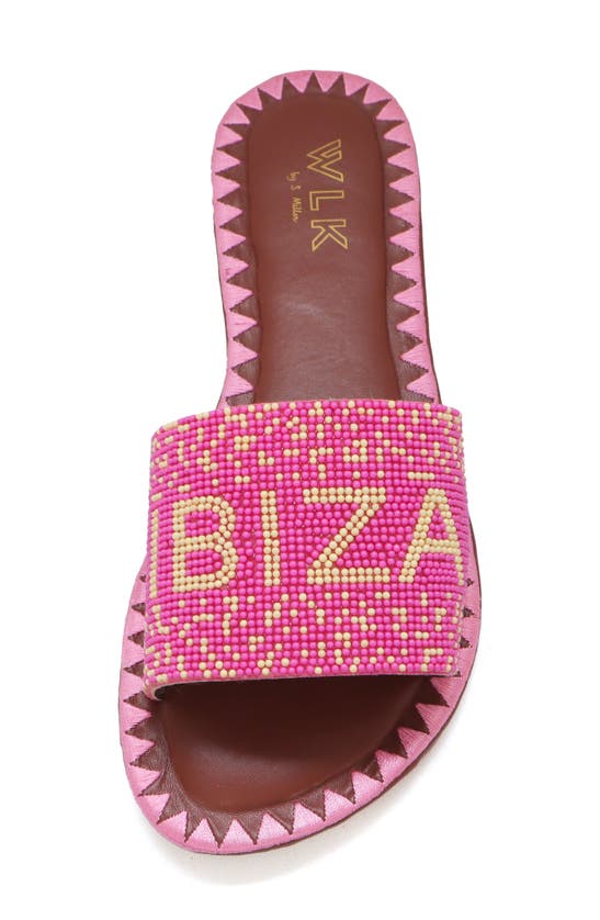 Wlk By S. Miller Natalie Slide Sandal In Pink