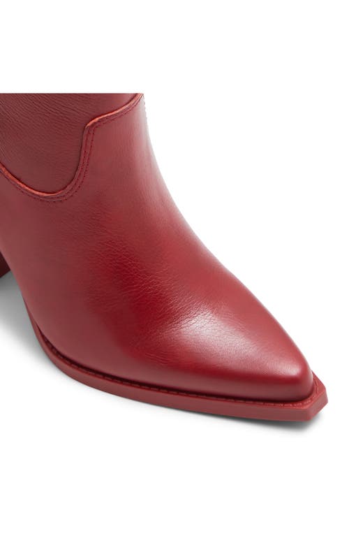 Aldo Beatrine Pointed Toe Over The Knee Boot In Bordo