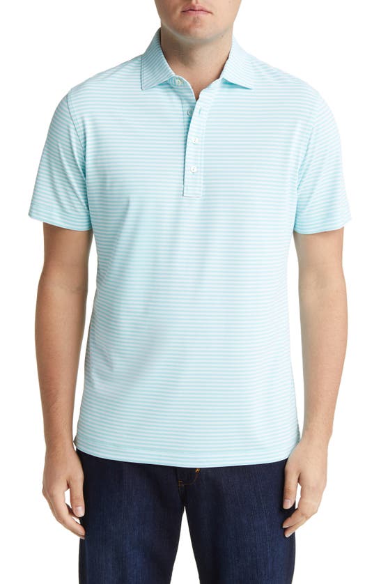 Peter Millar Crown Crafted Mood Performance Polo In North Sky