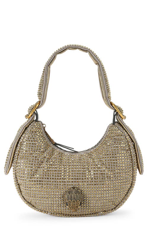 Kurt Geiger London Small Kensington Puff Hobo Bag in Dark Beige at Nordstrom