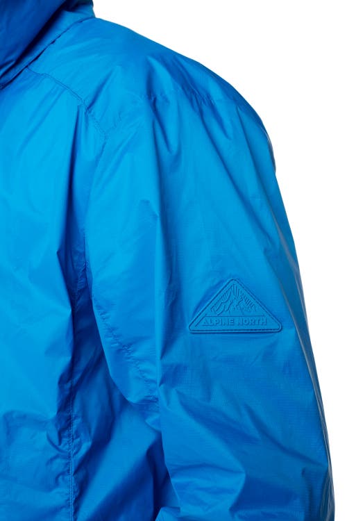 Alpine North Stewart Men's (recycled) Ultralight Windshell Jacket In Blue