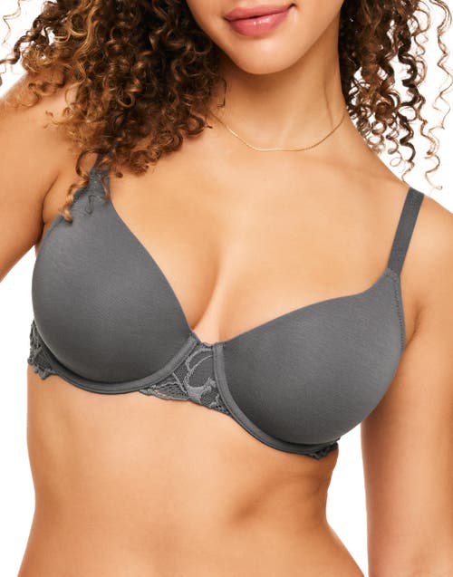 Adore Me Teagan Contour Full Coverage Bra In Dark Grey